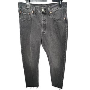 LEVI'S 501 '93 Relaxed Original Stonewash Faded Black Men’s Jeans Sz 30X30